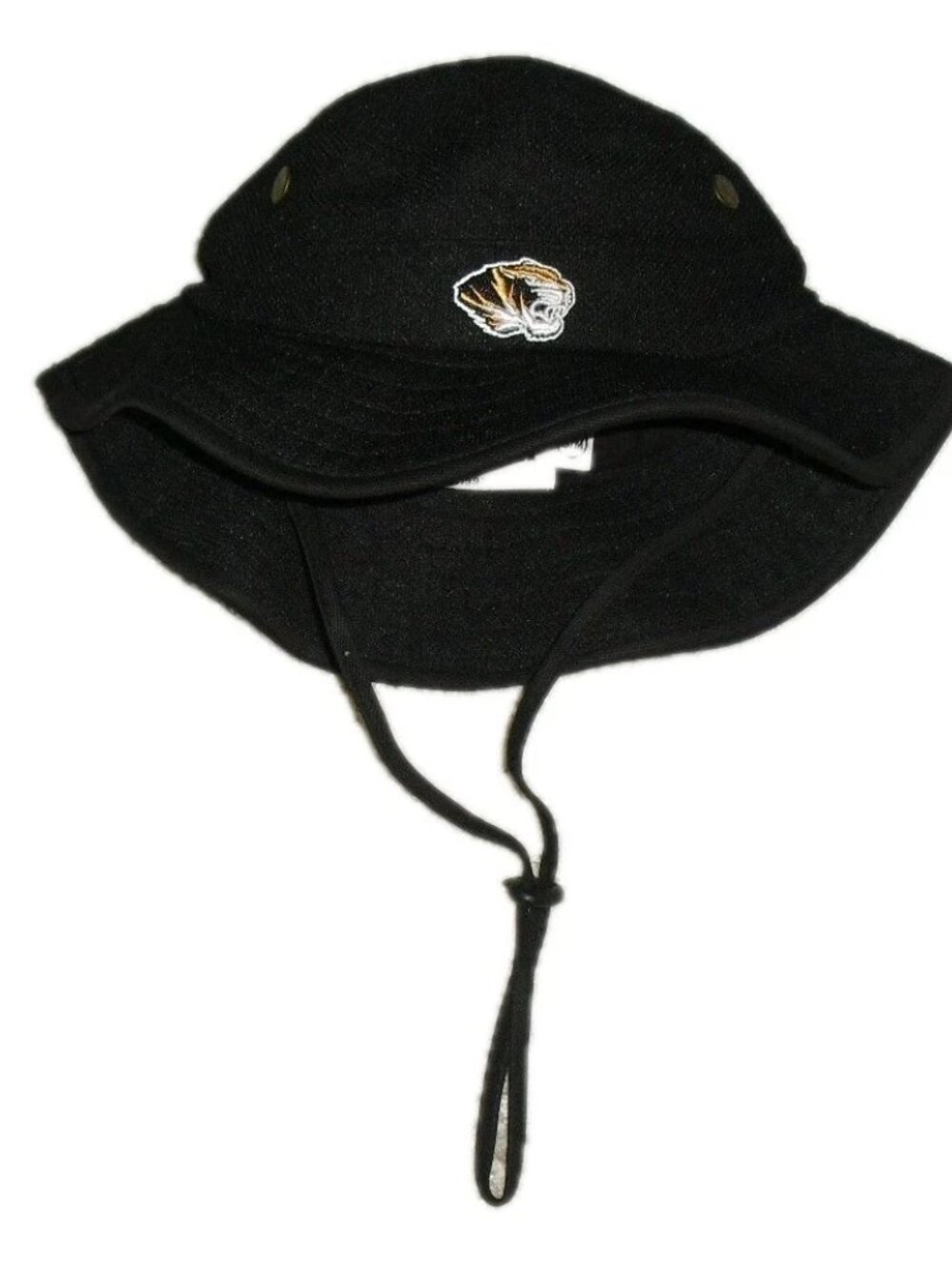 Missouri Tigers Mens Zephyr Black Bucket hat sz. Small/Medium New Ncaa
